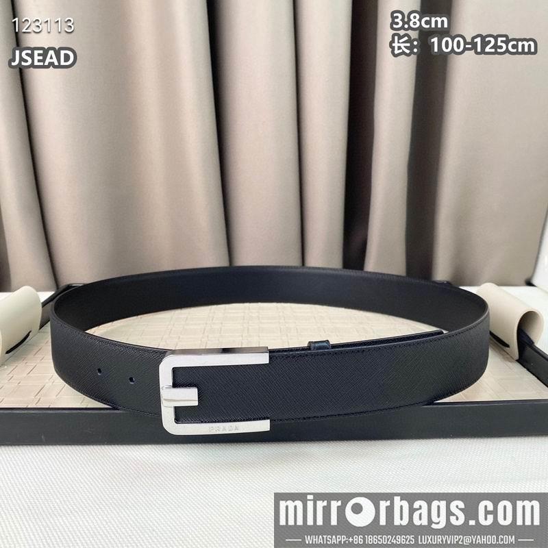 Replica Prada belt 38mmX100-125cm 8L06
