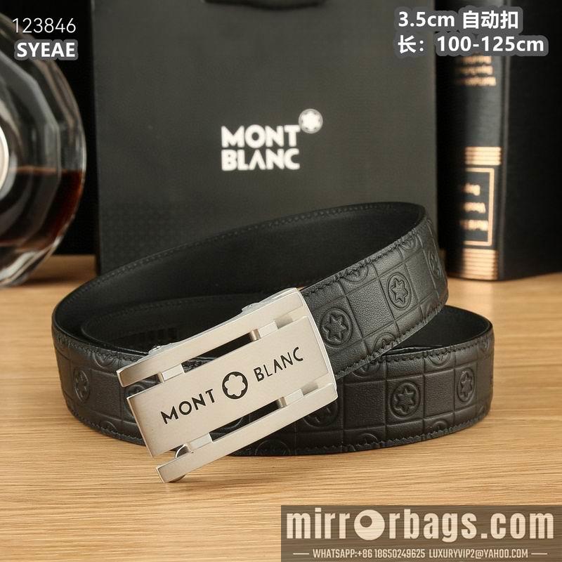 Replica Montlanc belt 35mmX100-125cm 8L55