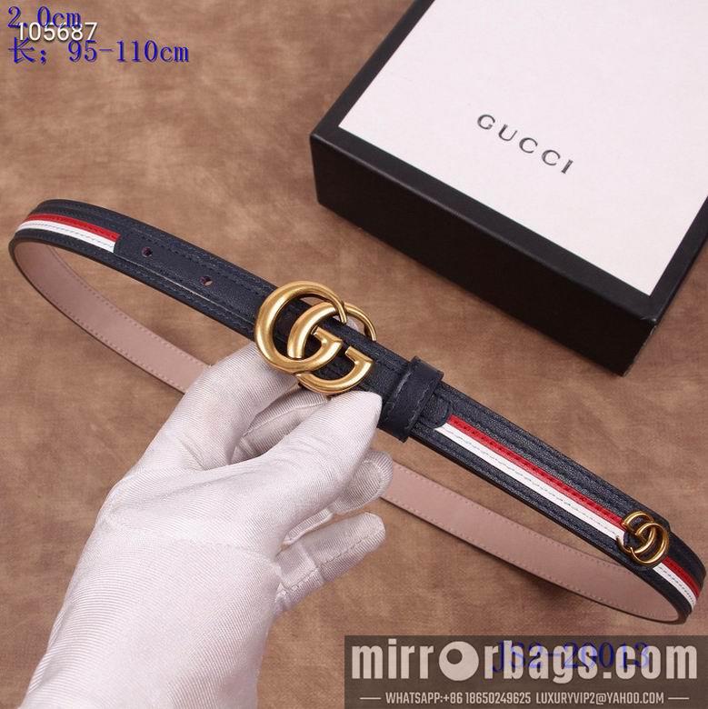 Replica Gucci belt 20mm 95-110cm 8L02