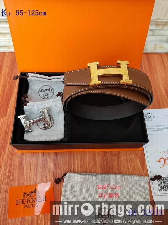 Replica Hermes Belt 32mm 双扣95-125cm 8L01