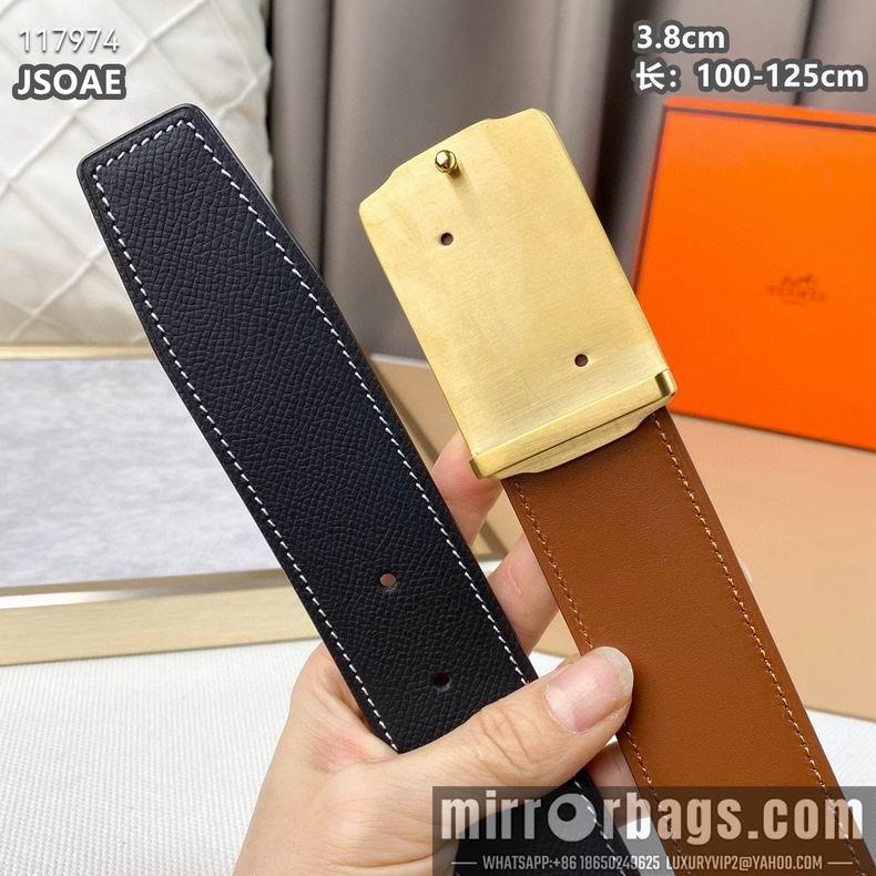 Replica Hermes belt 38mmX100-125cm 8L010801