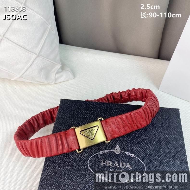 Replica Prada belt 25mmX90-110cm 8L082501