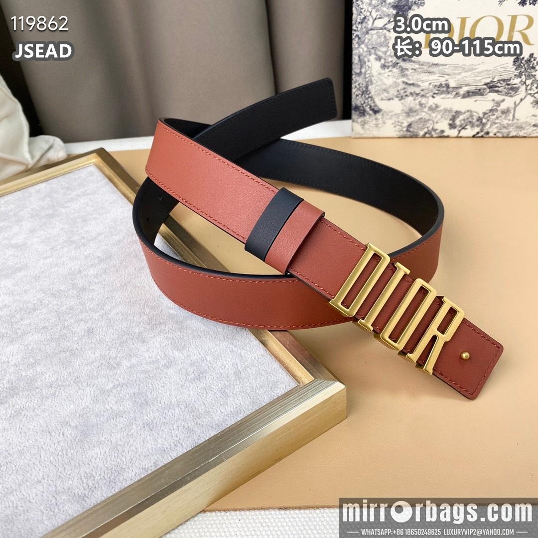 Replica Dior belt 30mmX90-115cm 8L072002