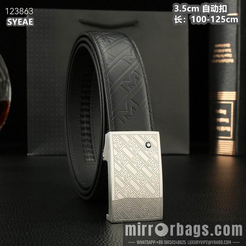 Replica Montlanc belt 35mmX100-125cm 8L47