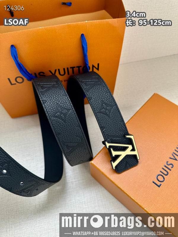 Replica LV belt 34mmX95-125cm 8L25