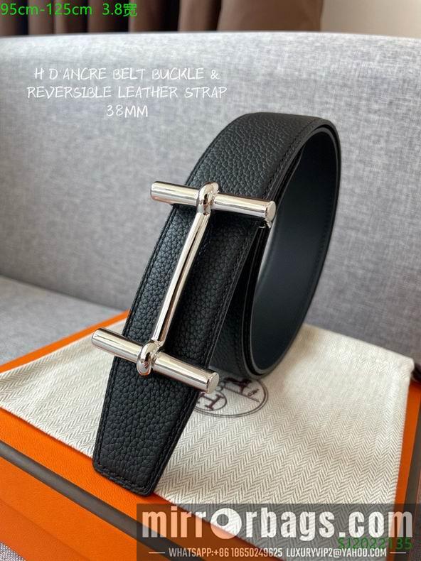 Replica Hermes Belt 38mmX95-125cm 7D114