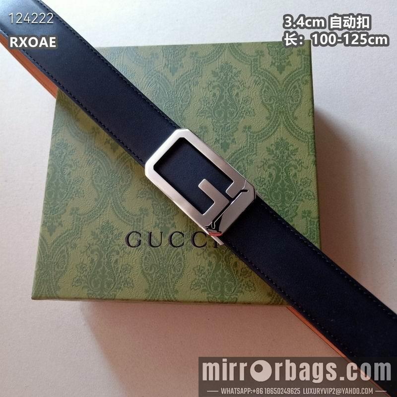 Replica Gucci belt 34mmX100-125cm 8L23
