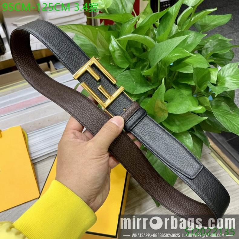 Replica Fendi Belt 34mmX95-125cm 7D04