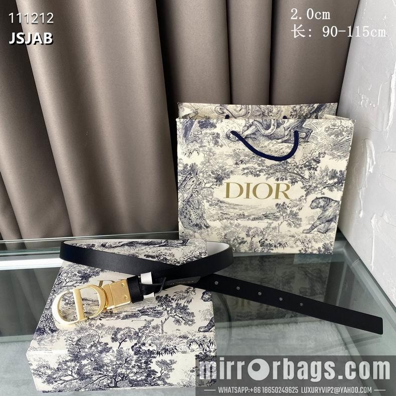 Replica Dior Belt 20mmX90-115cm 8L05