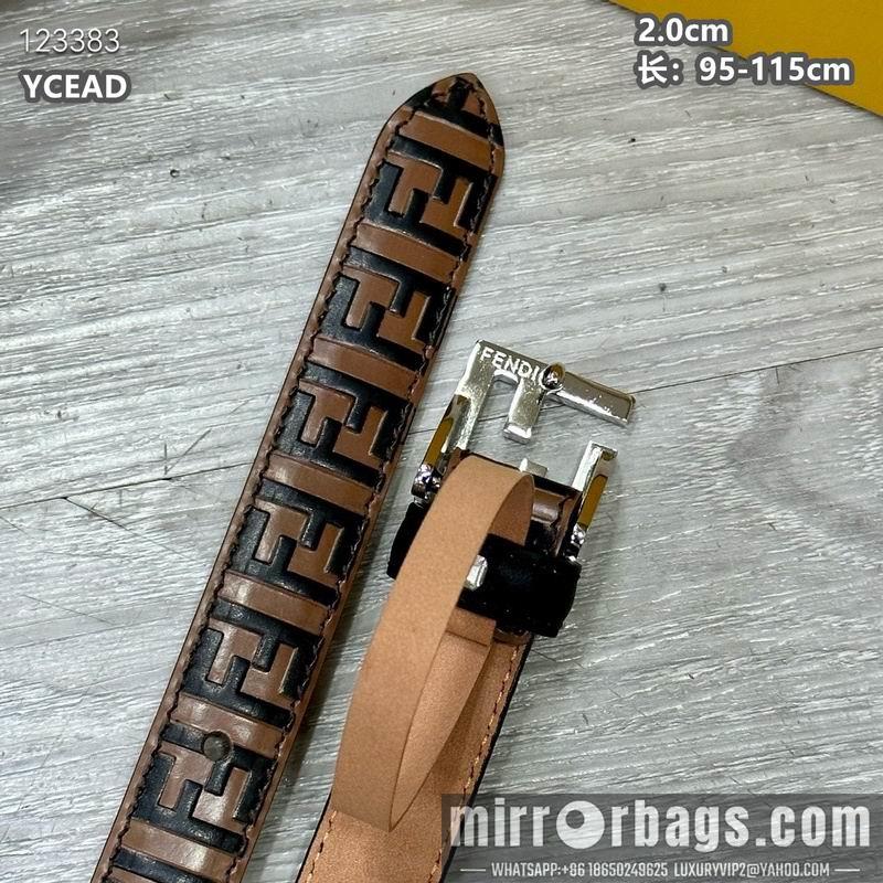 Replica Fendi belt 20mmX95-115cm 8L14