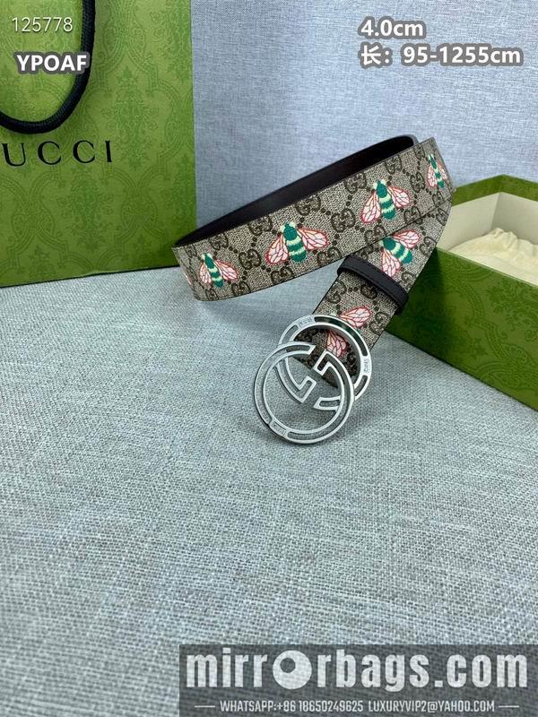 Replica Gucci belt 40mmX95-125cm 8L76