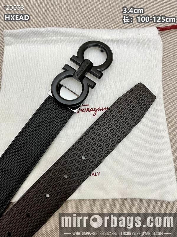 Replica Ferragamo belt 34mmX100-125cm 8L04