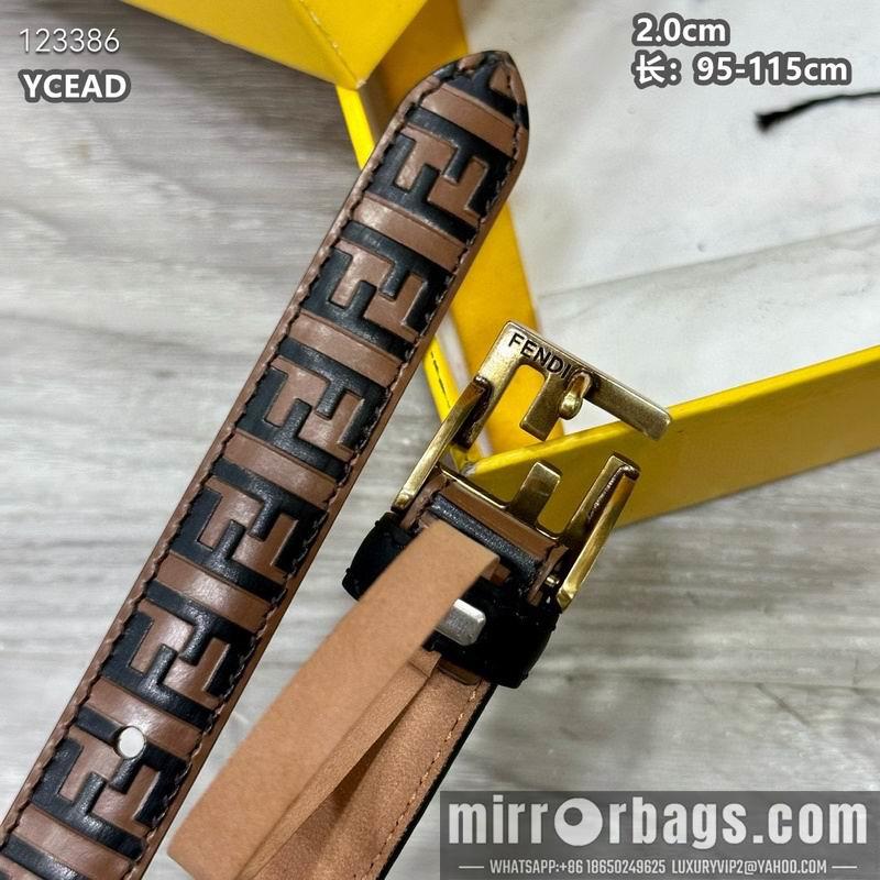 Replica Fendi belt 20mmX95-115cm 8L14