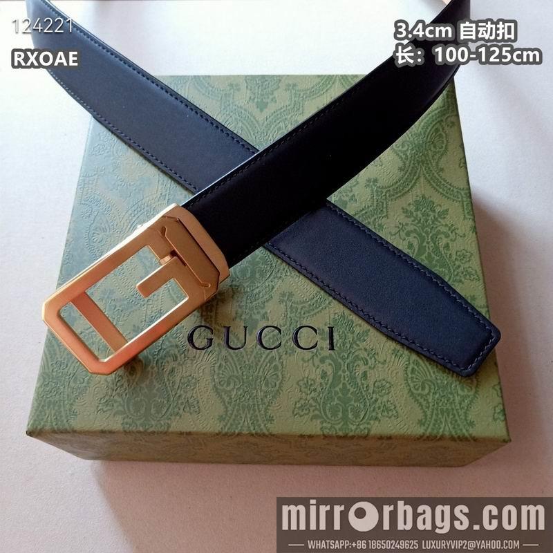 Replica Gucci belt 34mmX100-125cm 8L23