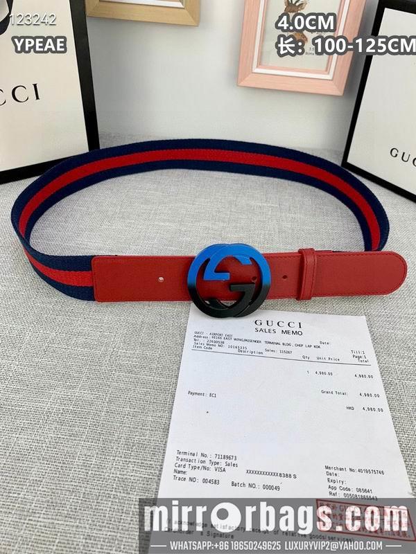 Replica Gucci belt 40mmX100-125cm 8L135