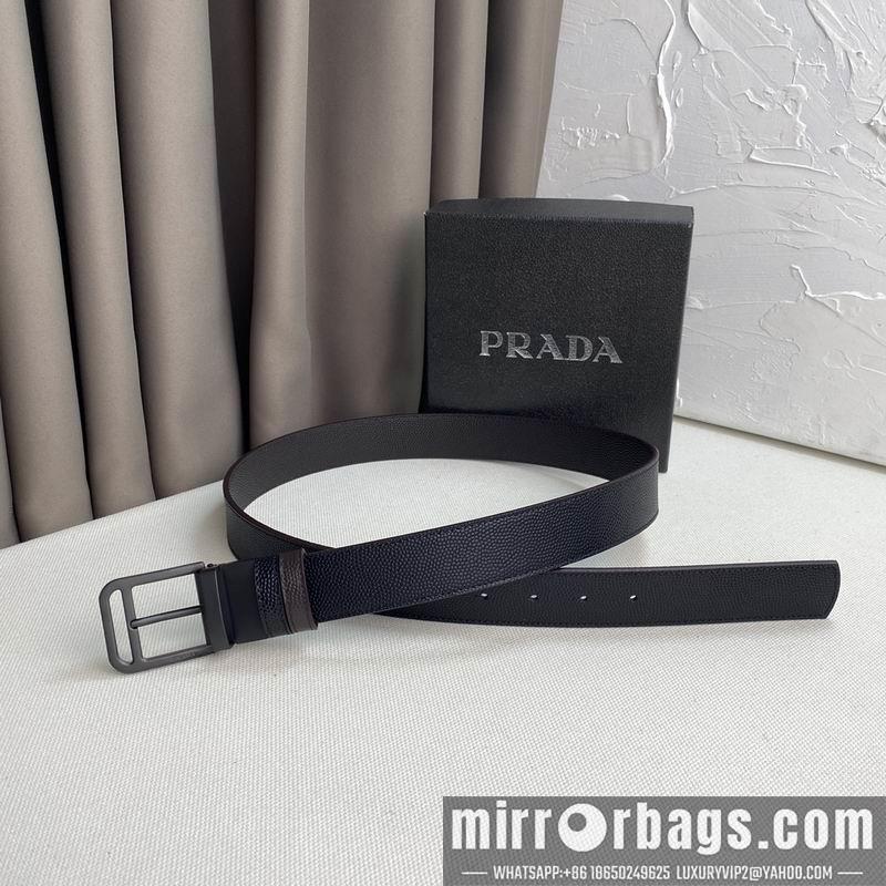 Replica Prada belt 35mmX95-125cm 7D02