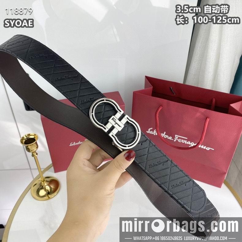 Replica Ferragamo belt自动带 35mmX100-125cm 8L10