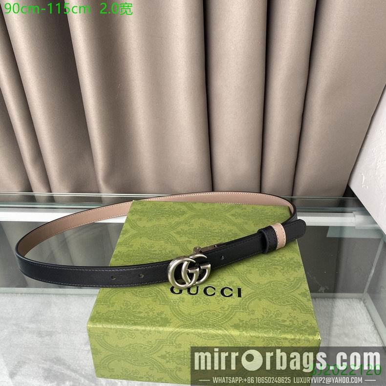 Replica Gucci Belt 20mmX90-115cm 7D01