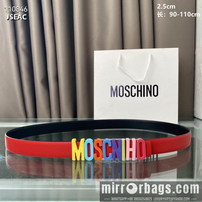 Replica Moschino Belt 25mmX90-110cm 8L01