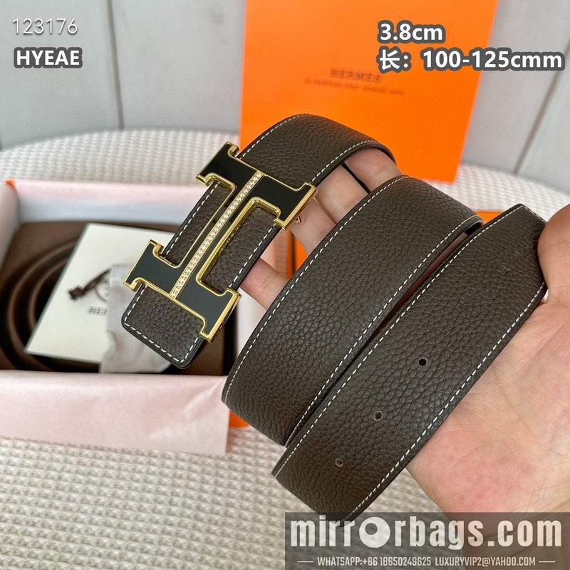 Replica Hermes belt 38mmX100-125cm 8L17