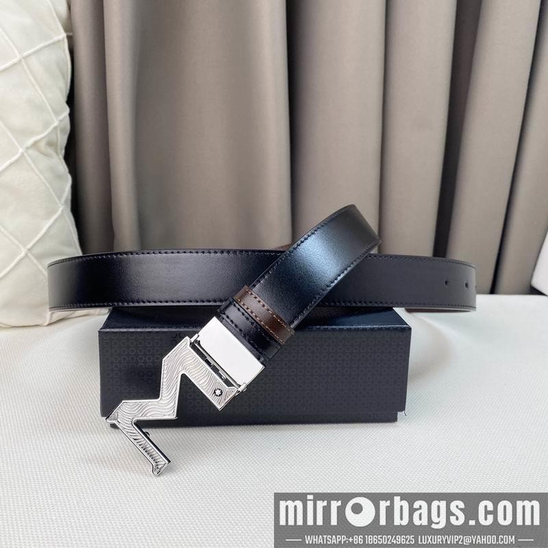 Replica Montblanc belt 35mmX95-125cm 7D06