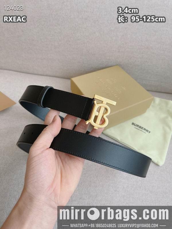 Replica Burberry belt 34mmX95-125cm 8L03