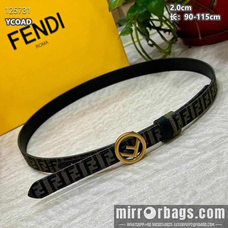 Replica Fendi belt 20mmX90-115cm 8L18