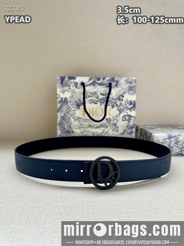 Replica Dior belt 35mmX100-125cm 8L31
