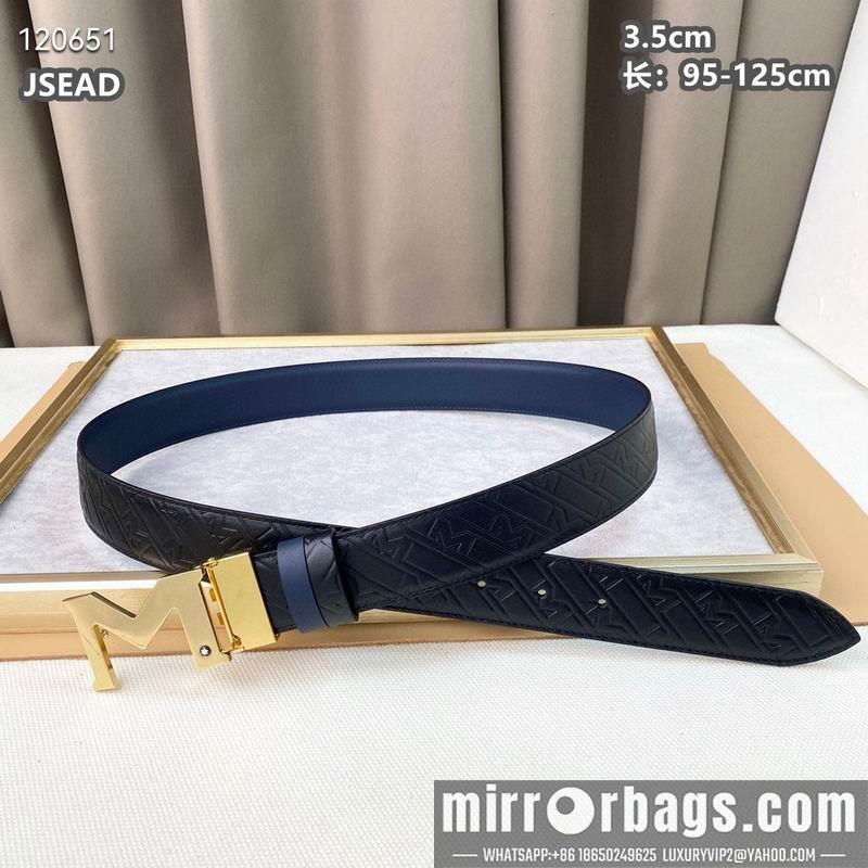 Replica Montblanc belt 35mmX95-125cm 8L072001