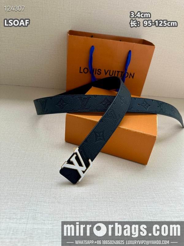Replica LV belt 34mmX95-125cm 8L25