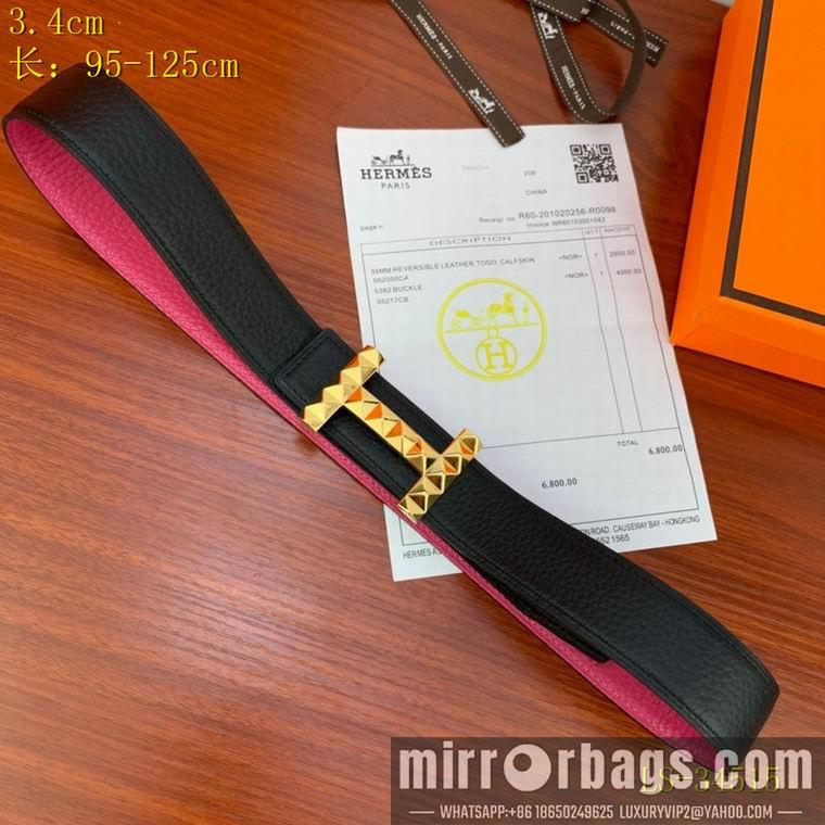 Replica Hermes Belt 34mm 95-125cm 8L03