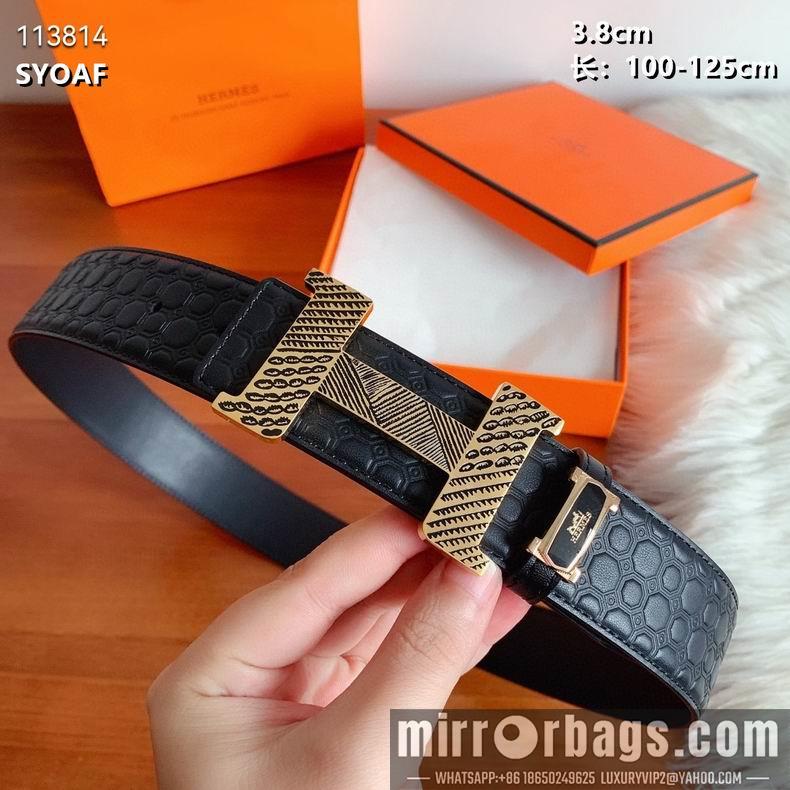 Replica Hermes belt 38mmX100-125cm 8L082510
