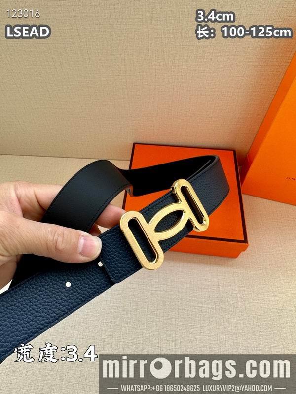 Replica Hermes belt 34mmX100-125cm 8L07