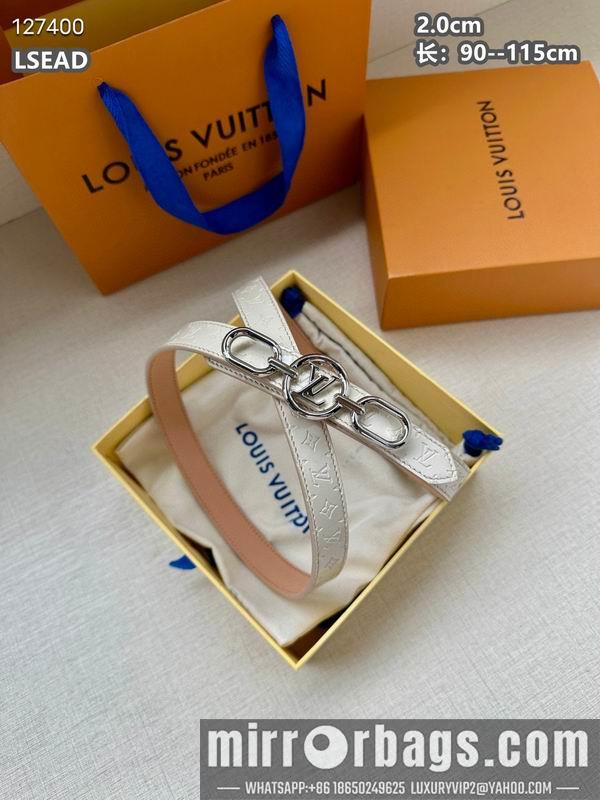 Replica LV belt 20mmX90-115cm 8L10