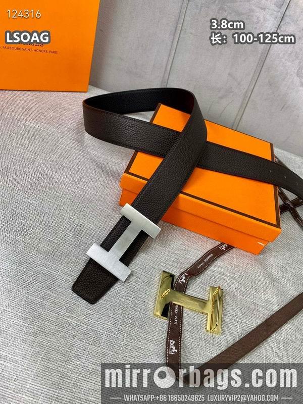 Replica Hermes belt 38mmX100-125cm 8L04