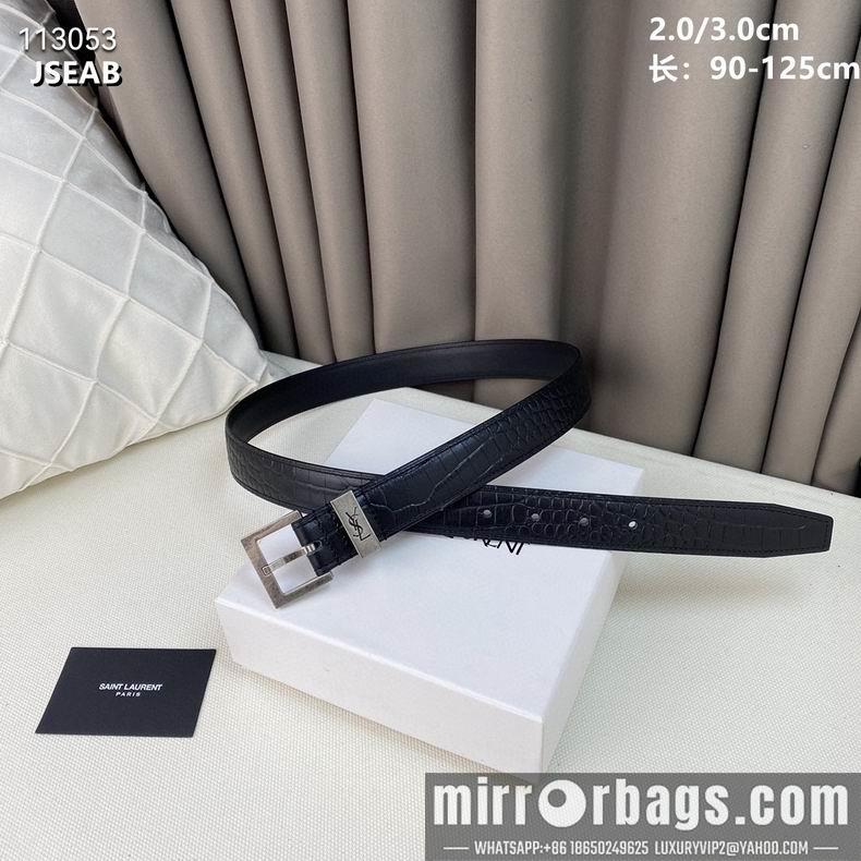 Replica YSL belt 20 30mmX90-125cm 8L02