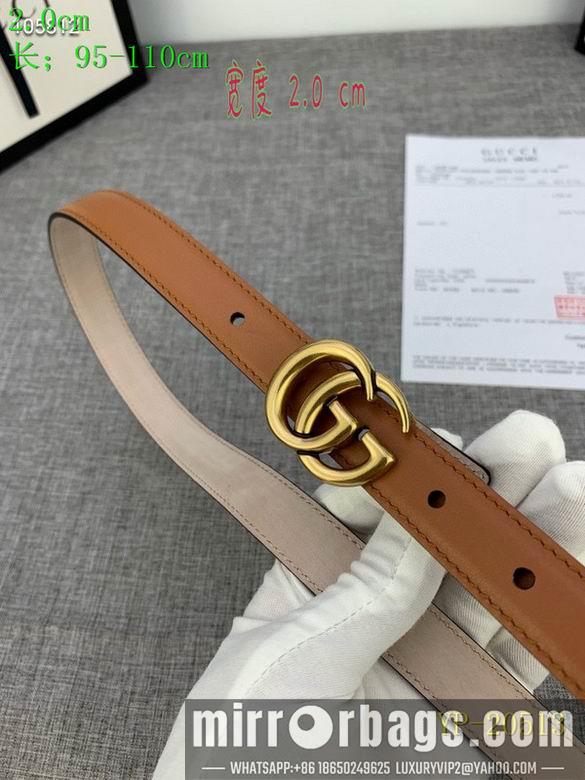 Replica Gucci belt 20mm 95-110cm 8L01