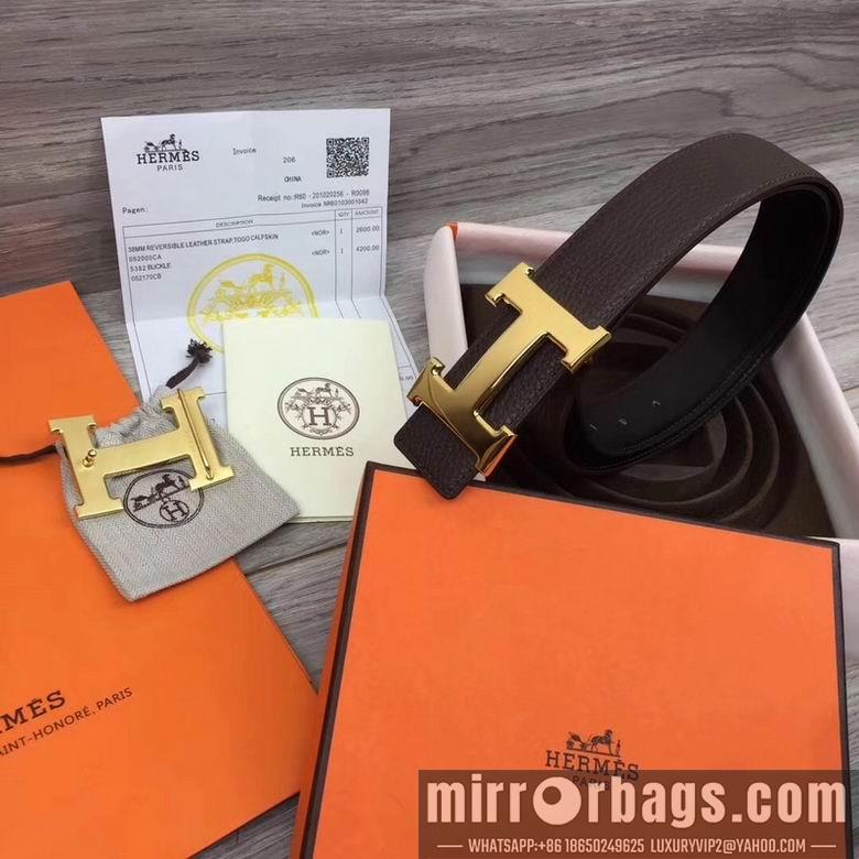 Replica Hermes Belt 38mmX100-125cm 7D14