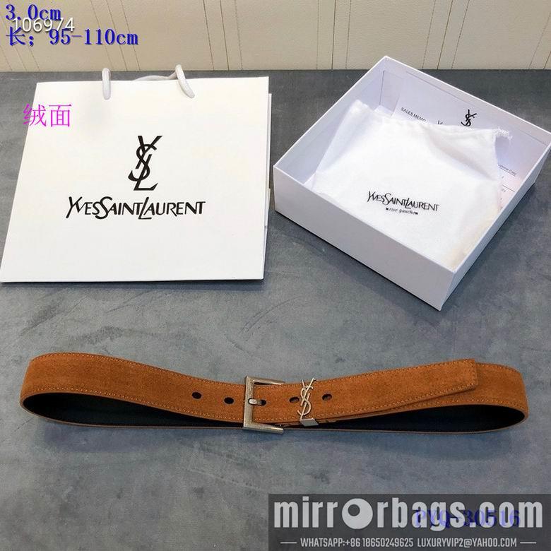Replica YSL Belt 30mmX95-110cm 8L01