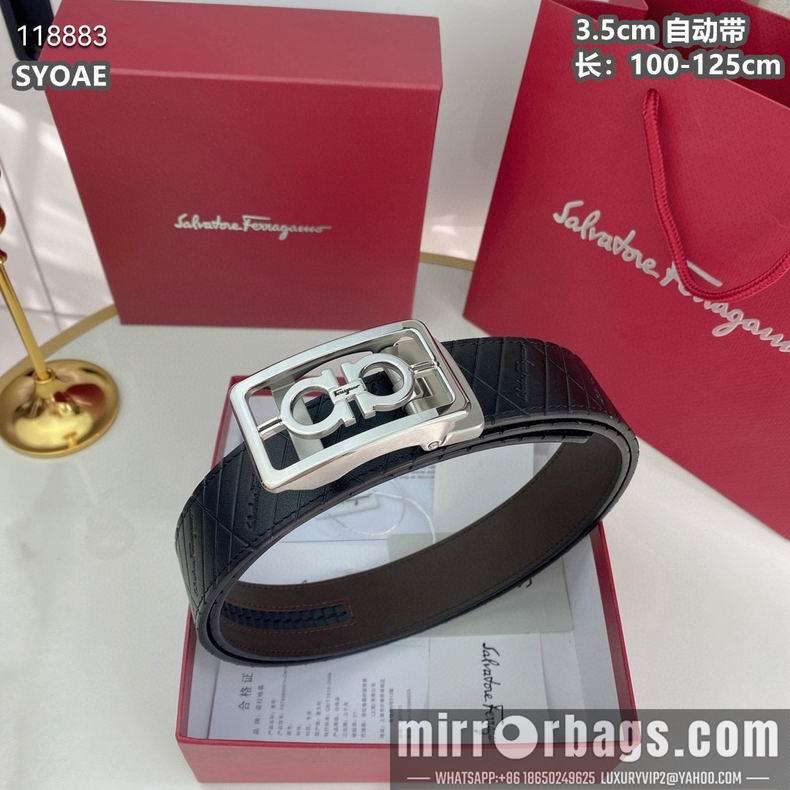 Replica Ferragamo belt自动带 35mmX100-125cm 8L11