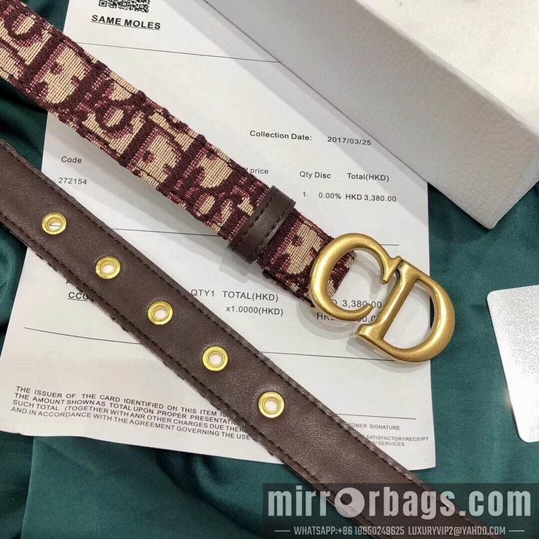 Replica Dior Belt 20mmX95-110cm 7d12