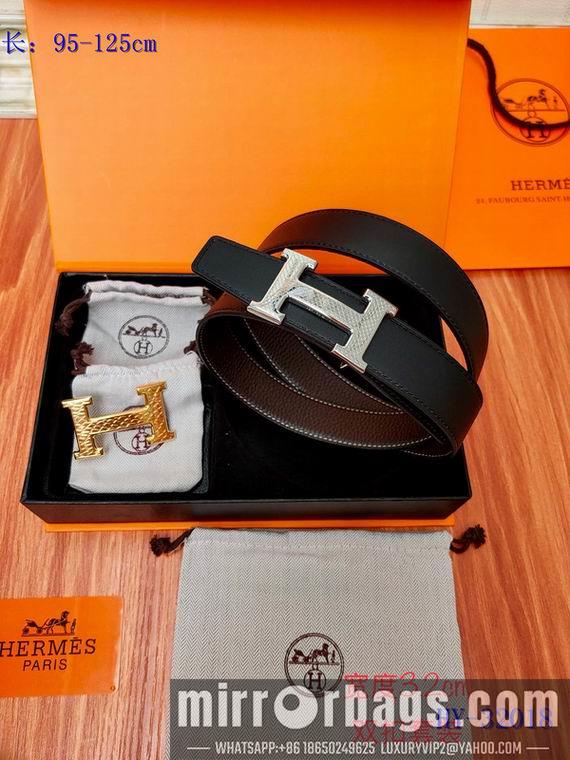 Replica Hermes Belt 32mm 双扣95-125cm 8L01