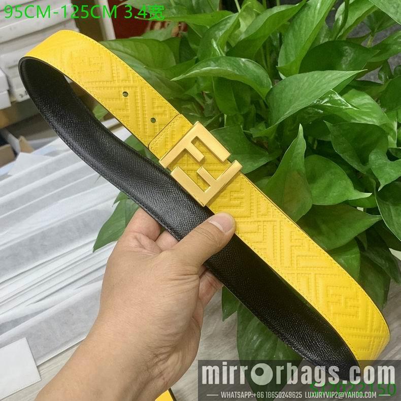 Replica Fendi Belt 34mmX95-125cm 7D01