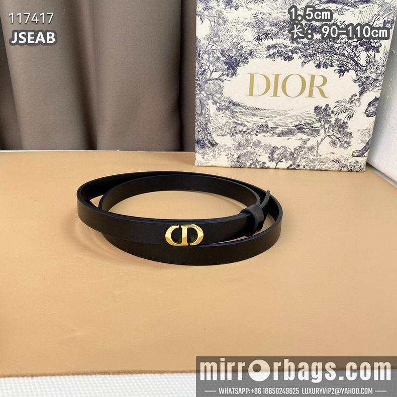 Replica Dior belt 15mmX90-110cm 8L01