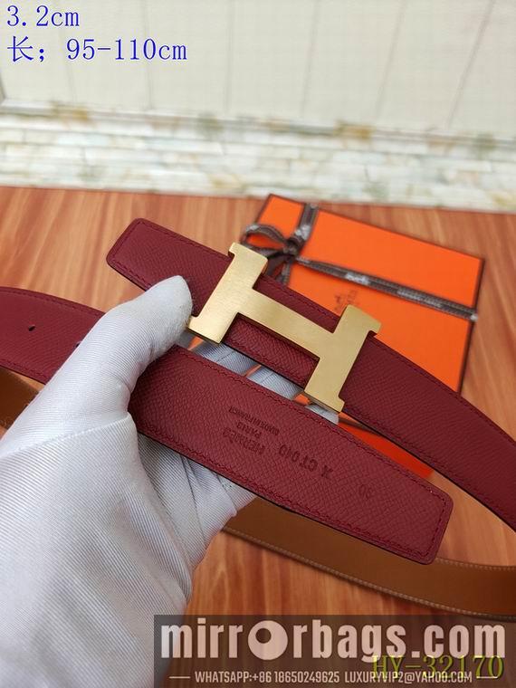 Replica Hermes Belt 32mmX95-110cm 8L08