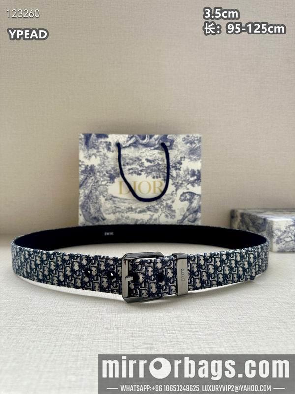 Replica Dior belt 35mmX95-125cm 8L31