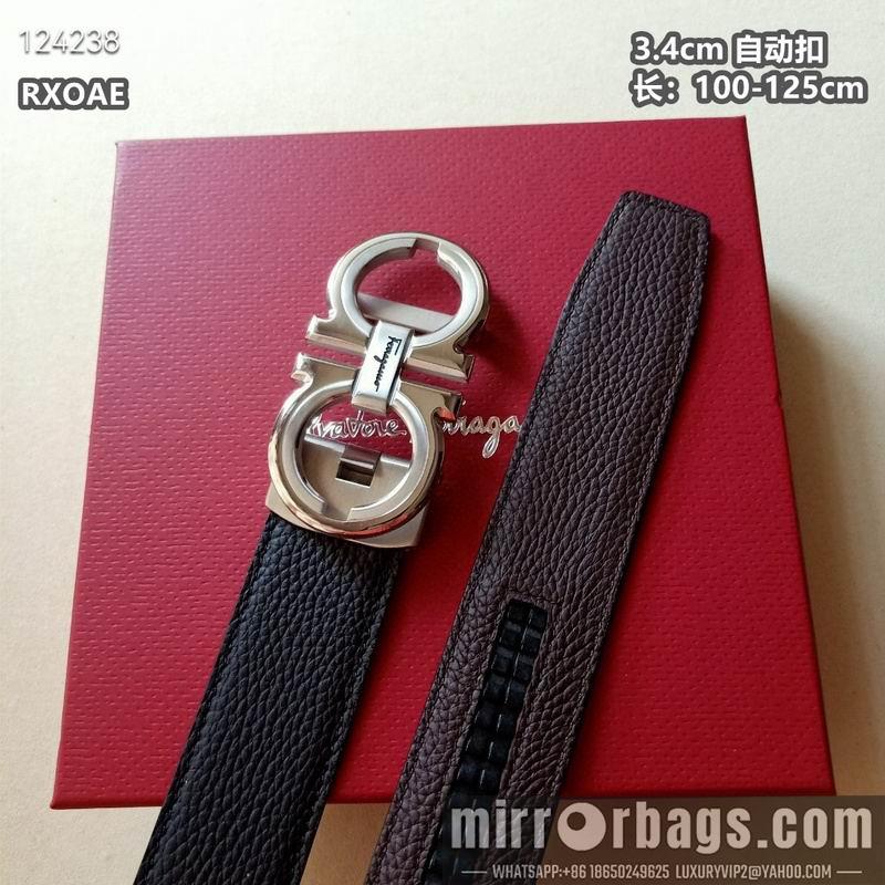 Replica Ferragamo belt 34mmX100-125cm 8L08