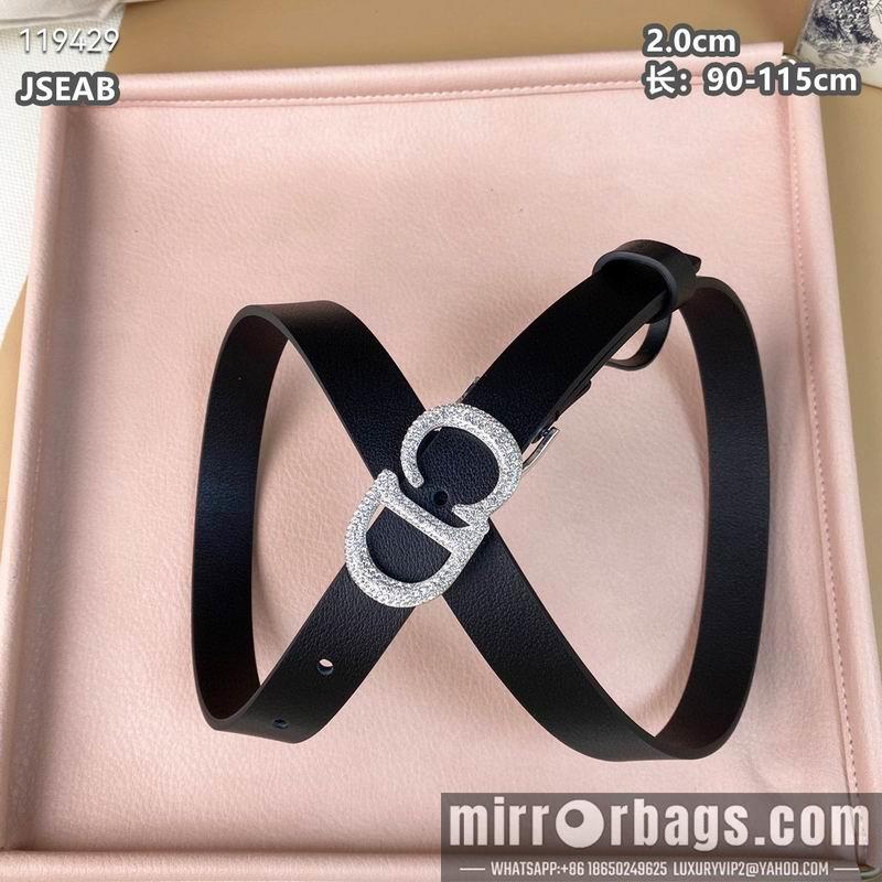 Replica Dior belt 20mmX90-115cm 8L040801