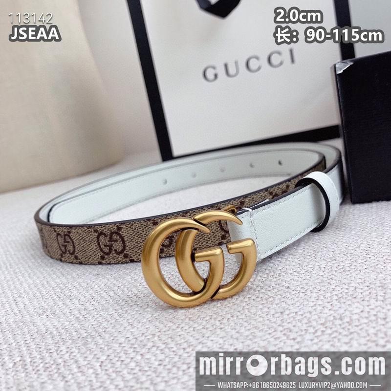 Replica Gucci belt 20mmX90-115cm 8L15