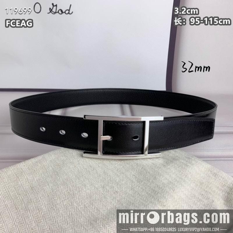 Replica Hermes belt 32mmX95-115cm 8L040802